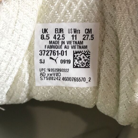 Puma RS-X Winter Glimmer Gold Running Shoes 372761-01 Women’s Size 11 - Picture 11 of 12